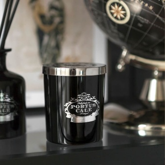 PORTUS CALE "BLACK EDITION" ЧЕРНОЕ ИЗДАНИЕ свеча ароматическая в подарочной коробке