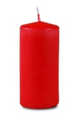 Свеча пеньковая 60*125 мм., красная