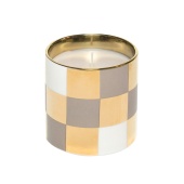 Декоративная свеча THOMPSON FERRIER "Opus Scenteurs et Passion - Опус серый и золотой куб"