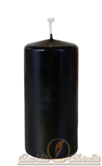 Свеча пеньковая 60*125 мм., черная